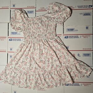 Shein Cottagecore Floral Puff Sleeve Dress, 2XL (SH2)